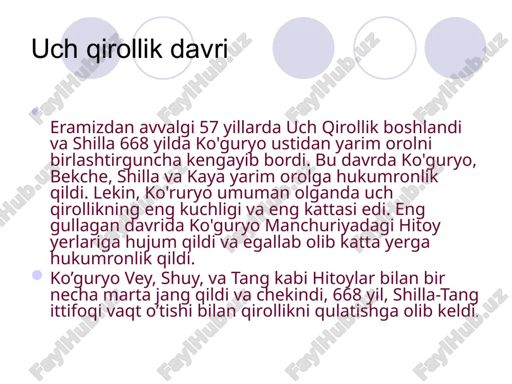 tlardan biri hisoblanadi. janubiy koreya hozirda o`zbekiston bilan do`stona munosabatlarni olib bormoqda janubiy koreya bayrog`i gerbi o`zbekiston va janubiy koreya prizidentlari janubiy koreya – o’zbekiston munosabatlari yildan-yilga rivojlanib bormoqda. janubiy koreyaning o’zbekistonga qo’ygan capital 1 mlrd. dollardan oshdi. 128 ta qo’shma korxona ishlamoqda. o’zbekistonda chiqarilayotgan ‹‹neksiya, damas, tiko, matiz›› avtomobillari, qator to’qimachilik korxonalarining qurilishi ikki davlat o’rtasidagi hamkorlikning kelajagi yanada porloqligini ko’rsatmoqda. o`zbekistonda koreya madaniyati kunlari. image1.jpeg image2.jpeg image3.jpeg image4.jpeg image5.png image6.png image7.png image8.jpeg /docprops/thumbnail.jpeg