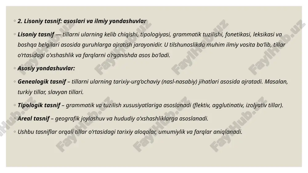 lisoniy ziddiyatlar. lisoniy tasnif va uning turlari - Page 4