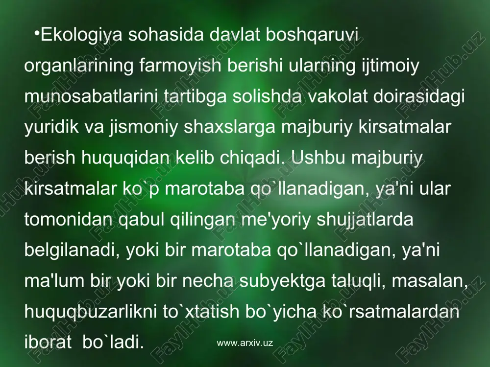 uqni bekor qiladi; www.arxiv.uz www.arxiv.uz