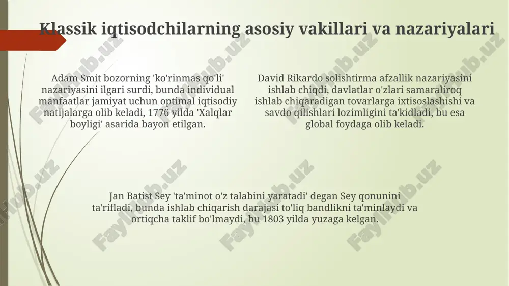 klassik iqtisodiyot maktabi - Page 4
