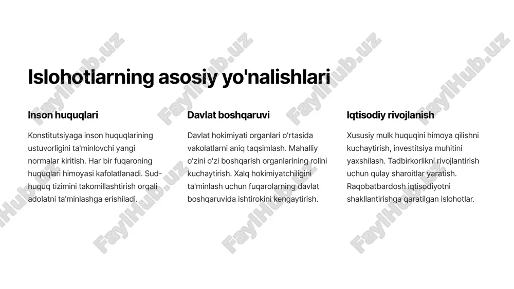 konstitutsiyaviy islohotlar hamda ularning mazmun-mohiyati - Page 4