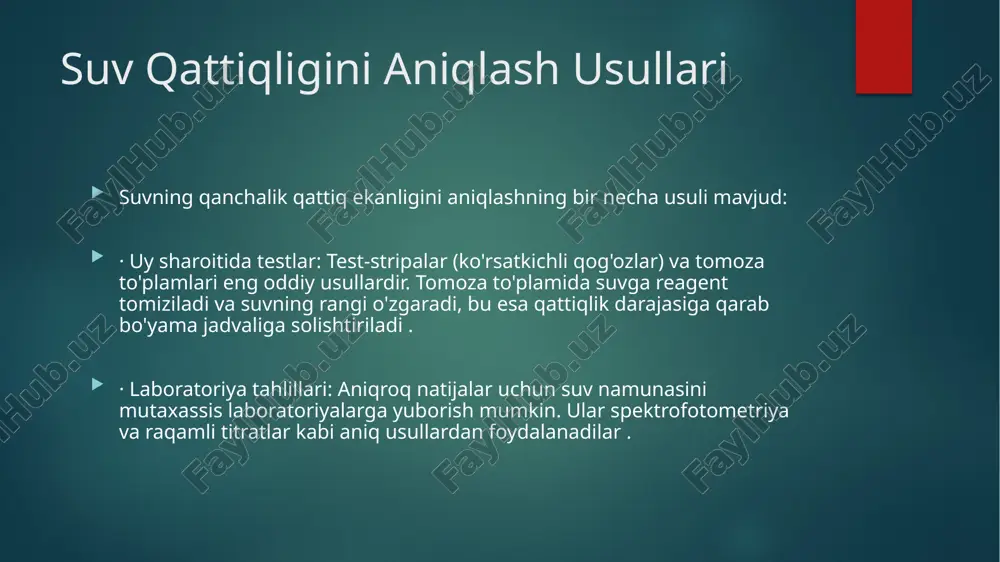 suvning qattiqligi va uni yo'qotish usullari - Page 4