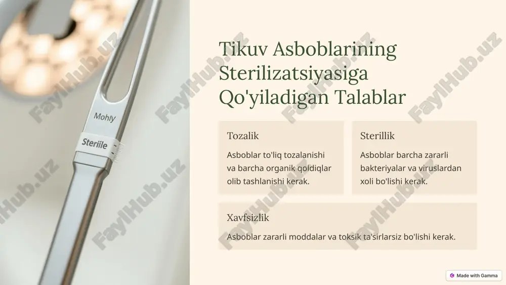 zamonaviy tikuv asboblari: sterilizatsiya - Page 4