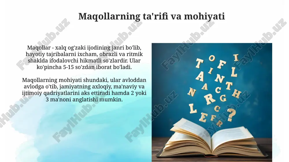 maqollarning tarbiyaviy ahamiyati - Page 4