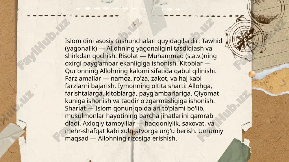yati. islom dini manbalari aqidaviy va fiqhiy maktablari qadriyatlari va ma’rifati. islomda iqtisodiy munosabatlar. rismetov abror e'tiboringiz uchun raxmat! image1.png image2.png image3.png image4.jpg image5.png image6.jpg image7.jpg /docprops/thumbnail.jpeg