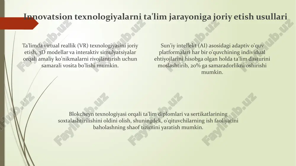 innovatsion texnologiyalar talim sifatini oshirish manbai sifatida - Page 4