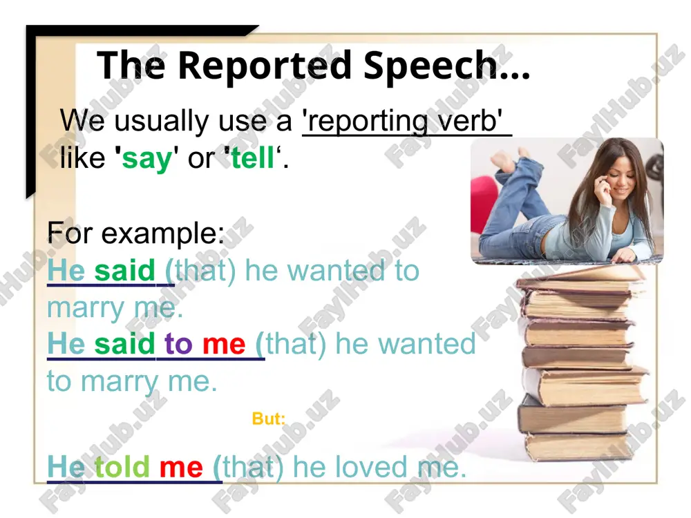reported speech - Page 4