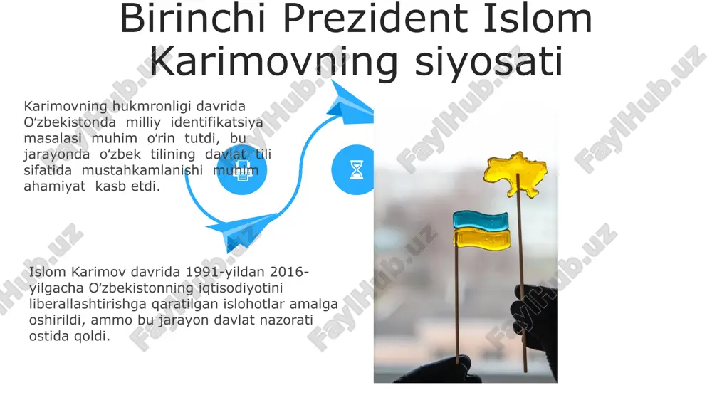 estivallarda ishtirok etib, tan olindi. davlat tomonidan qo'llab-quvvatlanuvchi 100 ga yaqin san'at maktablari va konservatoriyalar yosh iste'dodlarni tarbiyalashda muhim rol o'ynadi, bu esa milliy san'atning yuksalishiga yordam berdi. madaniyat va sanʼatning taraqqiyoti sovet ittifoqining parchalanishi va uning oʻzbekistonga taʼsiri sovet ittifoqining parchalanishi oʻzbekiston uchun 1991-yil 31-avgustda mustaqillikni eʼlon qilish bilan yakunlandi, bu esa 70 yillik sovet hukmronligiga yakun qoʻydi va yangi geosiyosiy tartibni belgiladi. sovet ittifoqining parchalanishi natijasida oʻzbekistonda 15 dan ortiq milliy ozchilikning mavjudligi millatlararo munosabatlarni tartibga solish boʻyicha murakkab vazifalarni qoʻydi va yangi davlat qurilishiga toʻsqinlik qiluvchi omillarni yaratdi. sovet ittifoqining parchalanishi natijasida oʻzbekistonda 15 dan ortiq milliy ozchilikning mavjudligi millatlararo munosabatlarni tartibga solish boʻyicha murakkab vazifalarni qoʻydi va yangi davlat qurilishiga toʻsqinlik qiluvchi omillarni yaratdi. milliy ozodlik harakati va uning roli milliy ozodlik harakati natijasida 1991-yil 31-avgustda o'zbekiston respublikasi mustaqillikka erishdi va bu jarayon sobiq sovet ittifoqining parchalanishiga katta ta'sir ko'rsatdi. milliy ozodlik harakati 1980-yillarning oxirida, sovet …
