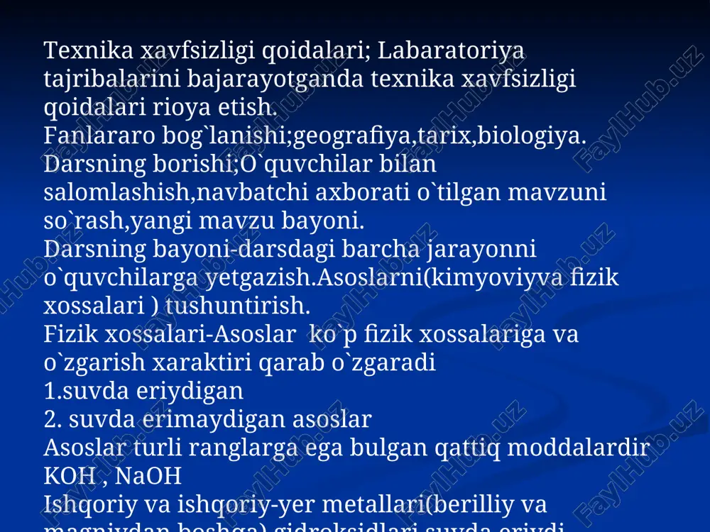 asoslarning olinishi va xossalari - Page 4