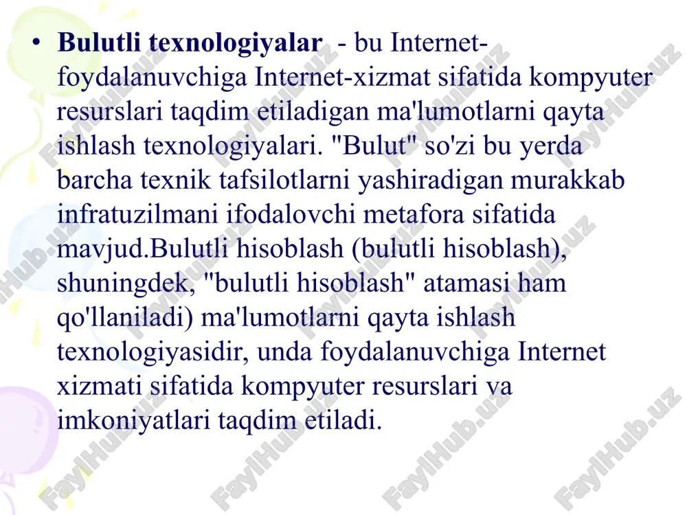 bulutli va blokcheyn texnologiyalari bilan ishlash - Page 4