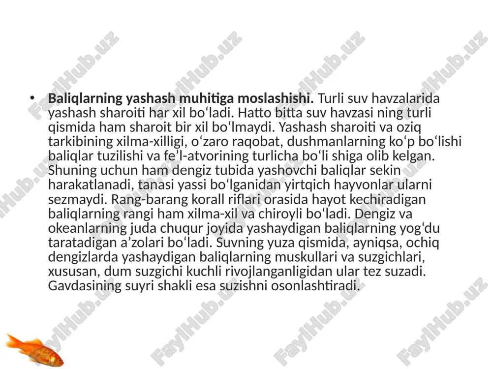 baliqlarning xilma-xilligi tog‘ayli baliqlar sinfi. 7- sinf - Page 4
