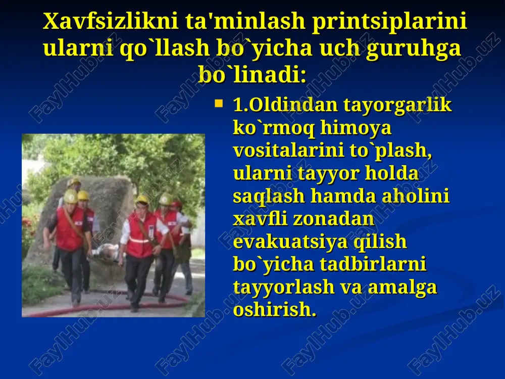 xavfsizlikni ta\\'minlash tamoyillari - Page 4