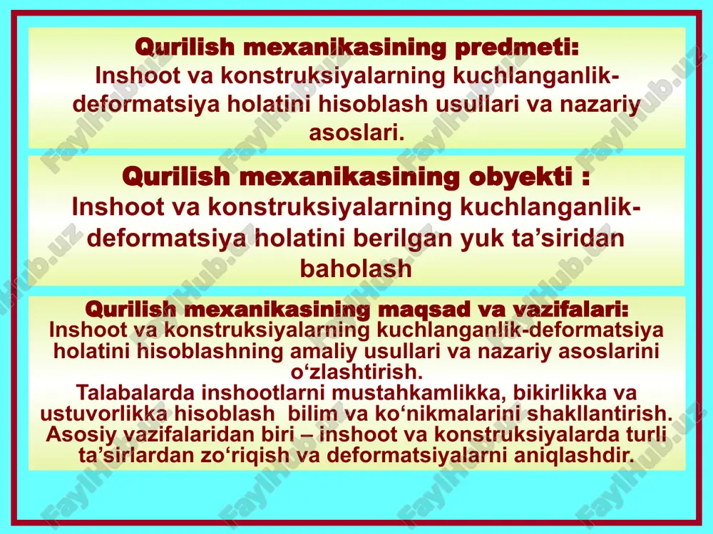 qurilish mexanikasi faniga kirish - Page 4