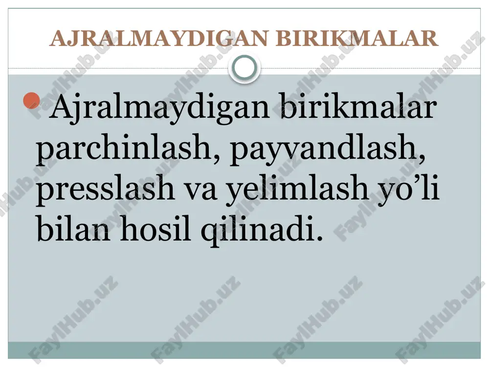 birikmalar. ajraladigan va ajralmaydigan birikmalar - Page 4