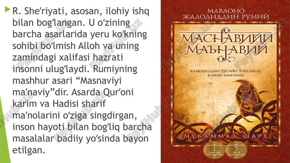 j.rumiyning ,,ovchi va lochinʼʼ rivoyatining mohiyati va uning tarbiyaviy ahamiyatini tahlil etish - Page 4