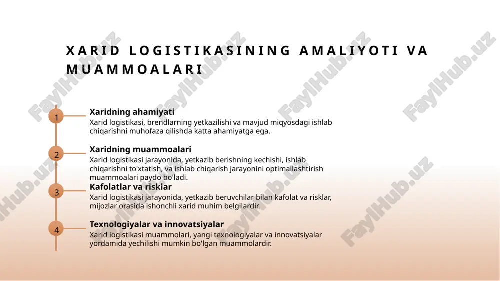 lar omborini boshqarishning yaxshi tizimlari va xarid logistikasining texnologik rivojlanishlari bilan xilma-xil masalalar yechiladi va yengilaydi. e'tiboringiz uchun rahmat! /docprops/thumbnail.jpeg