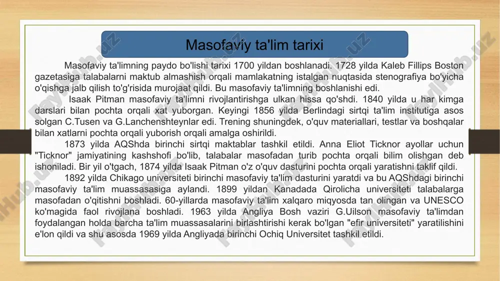 hlab chiqish; 4. fakul'tetlarda fanlarni vebinar va onlayn shaklda tashkil qilish (zoom va boshqa dasturlar orqali). moodle imkoniyatlari • internet mavjud joyda kun davomida bilim olish imkoniga ega. • vaqt bo'yicha o’quvchi va o'qituvchiga keng imkoniyat yaratiladi. • yoshlarda aktni bilish, uning imkoniyataliridan to'g'ri foydalanish ko'nikmasi oshiradi. • uzrli sababli ko'ra darslarni qatnasha olmaydigan, masofadan ishlashga ega bo'lgan shaxslar uchun qulay tizim. – yurtimizda ta’lim sohasiga “dual ta’lim” tushunchasining kirib kelishiga nima sabab bo‘ldi? – hammamizga ma’lum, iqtisodiyotni rivojlanishida o‘rta bo‘g‘in kadrlarining o‘rni alohida hisoblanadi. ishlab chiqarish, sanoat va xizmat ko‘rsatish sohalarida ishchi kasb va mutaxassisliklarga bo‘lgan ehtiyoj juda yuqori ko‘rsatkichlarni tashkil etadi. an’anaviy ta’lim shaklida o‘quvchi/talaba oliy yoki professional ta’lim muassasasida nazariy bilimlarni ko‘proq egallab, amaliyot qismini juda oz soatlarda korxona va tashkilotlarda o‘taydi. shuning uchun, rivojlangan mamlakatlarning ta’lim tizimi o‘rganilib, zamonaviy texnologiyalar va dastgohlarda o‘qish bilan bir vaqtda korxona, tashkilotlarda ish faoliyatini olib borish imkoniyatini beruvchi dual ta’lim …