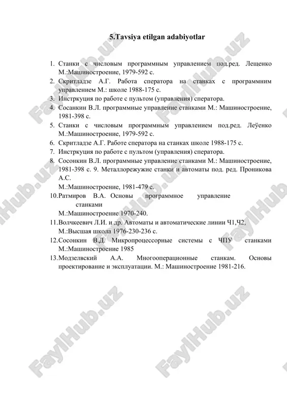 2206vmf2 modelli rdb dastgoxini boshqarish va sozlash - Page 4