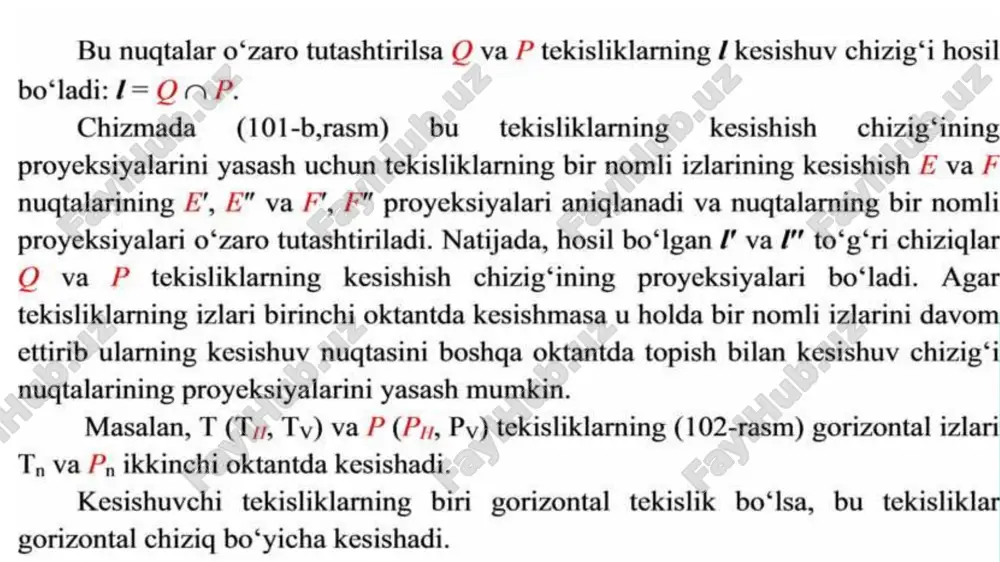 uch tekislikning kesishish nuqtasi - Page 4