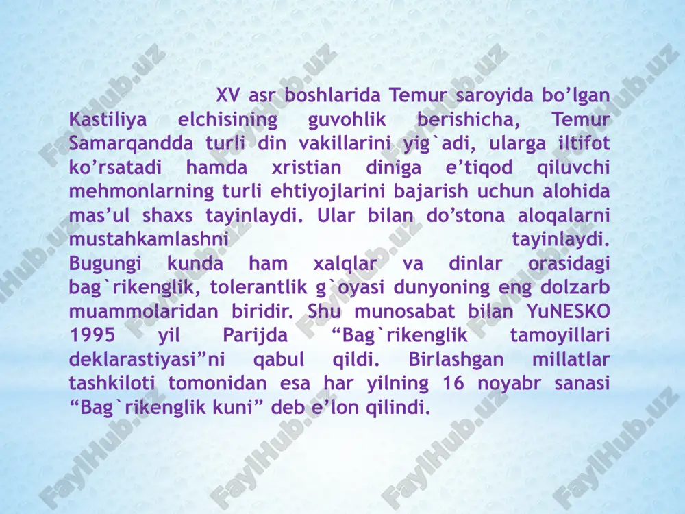 diniy bag’rikenglik va millatlararo totuvlik - Page 4