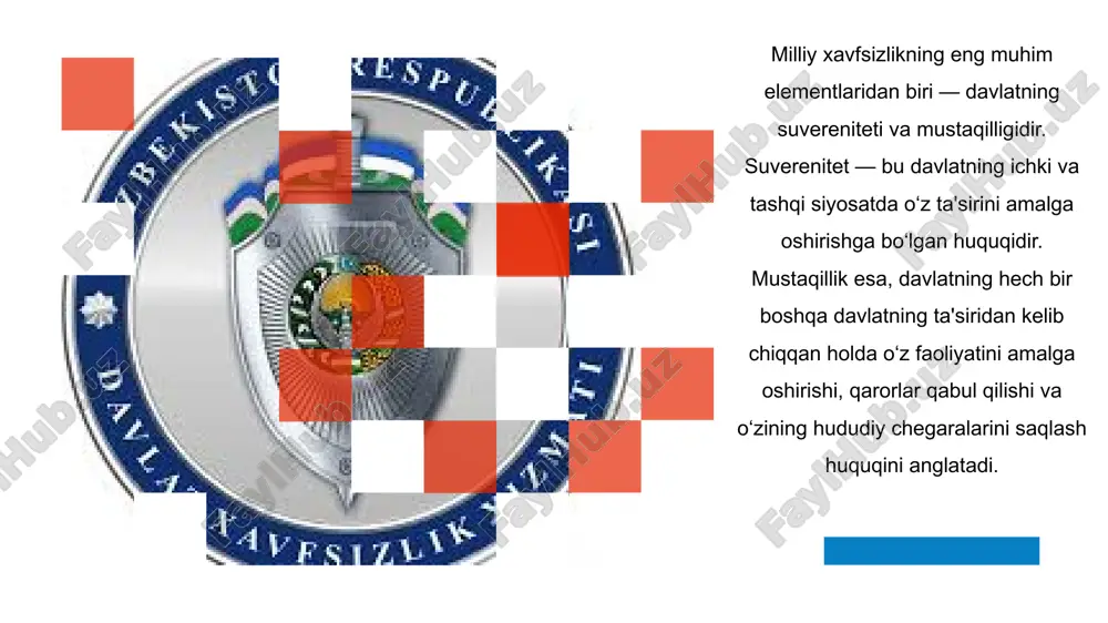 iy xavfsizlikdagi o‘rni. tashkent: iqtisodiyot va tadbirkorlik universiteti nashriyoti. jumaniyozov, r. (2019). makroiqtisodiy barqarorlik: nazariya va amaliyot. toshkent: o‘zbekiston milliy universiteti nashriyoti. sodiqov, a. (2021). ijtimoiy va iqtisodiy barqarorlikni ta’minlash usullari. toshkent: iqtisodiy tadqiqotlar markazi. davlat, s. (2020). innovatsion rivojlanish va iqtisodiy o‘sish. tashkent: “yangi avlod” nashriyoti. shamsiev, o. (2022). iqtisodiy o‘sish va barqaror rivojlanish. tashkent: o‘zbekiston iqtisodiyoti va moliya instituti nashriyoti. e`tiboringiz uchun rahmat! image11.png image12.jfif image13.jfif image14.jpeg image15.jfif image16.jpeg image17.jfif image1.jpg