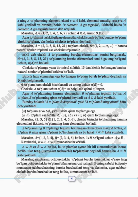 matematika 10-sinf - Page 4