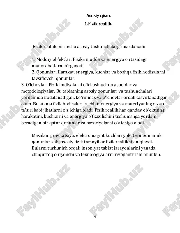 rrachalardan birida bajarilishi mumkin bo'lgan o'lchovlarni tanlash imkoniyatiga ega. ular o'lchovni tanlab, natijaga erishganda, boshqa zarrachaning kvant holati, boshqa zarra qanchalik uzoqda bo'lishidan qat'i nazar, shu natija asosida bir zumda yangi holatga tushishini aniqlaydilar. bu shuni ko'rsatadiki, birinchi zarrachani o'lchash ikkinchi zarracha bilan qandaydir tarzda yorug'lik tezligidan tezroq o'zaro ta'sir qiladi yoki chigallashgan zarralar ajralishdan oldin ularning yakuniy kvant holatini oldindan belgilab beradigan o'lchovsiz xususiyatga ega. shuning uchun, mahalliylikni nazarda tutadigan bo'lsak, kvant mexanikasi to'liq bo'lmasligi kerak, chunki u zarrachaning haqiqiy fizik xususiyatlarini to'liq tavsiflay olmaydi.boshqacha qilib aytganda, elektronlar va fotonlar kabi kvant zarralari kvant nazariyasiga kiritilmagan ba'zi xususiyat yoki xususiyatlarga ega bo'lishi kerak va kvant nazariyasi bashoratidagi noaniqliklar keyinchalik "yashirin o'zgaruvchilar" deb ataladigan ushbu xususiyatlarni bilmaslik yoki bilmaslikdan kelib chiqadi. . 3.bell tengsizligini kvant mexanikasiga tadbiqi 9 kvant mexanikasida esa, ayniqsa entanglement (bog'lanish) hodisasi orqali, ikki yoki undan ortiq zarrachalar orasida o'zaro bog'lanish mavjud bo'ladi. bu holatda bir zarracha …