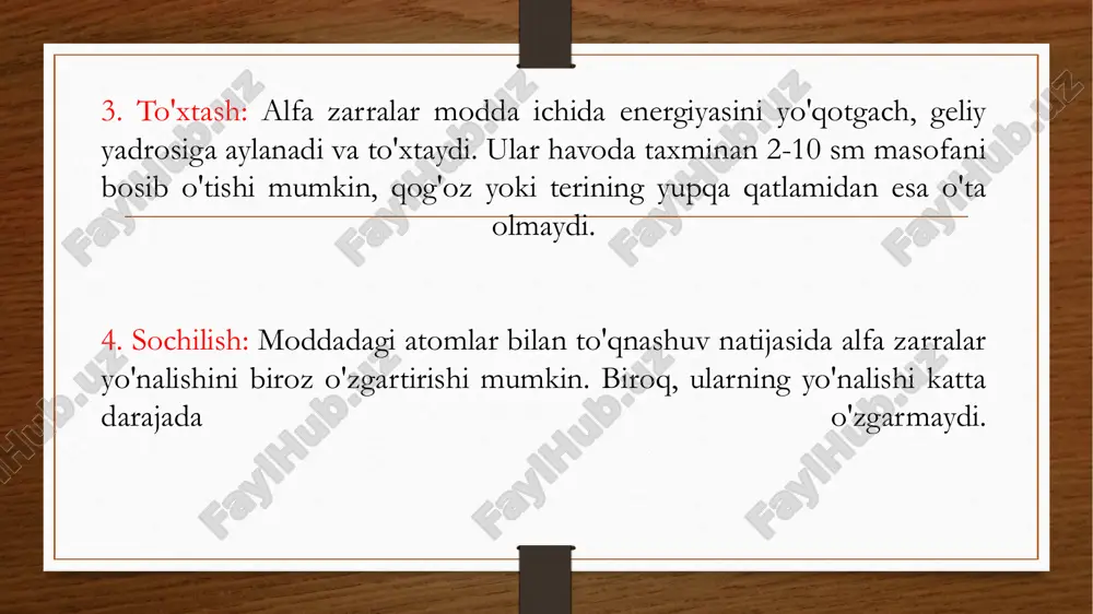 alfa, betta, gamma nurlarning modda orqali o'tishi - Page 4