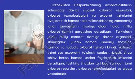 oʻzbekistonda axborot resurslarini shakllantirish chora-tadbirlari va bozori - Page 4