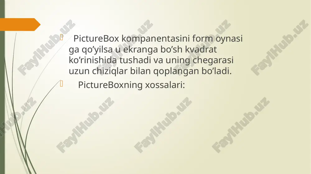 trackbar, timmer va picturebox elementlari - Page 4