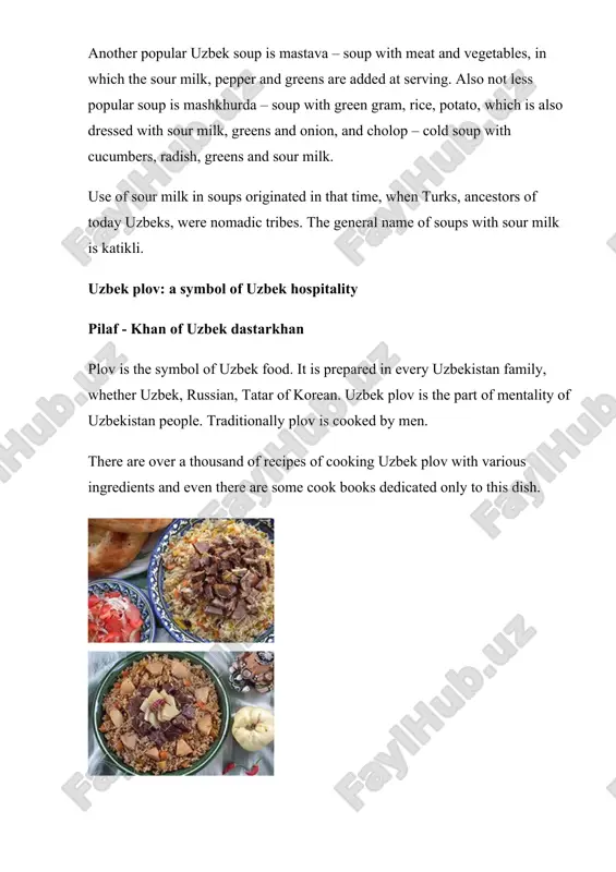 uzbek national food - Page 4