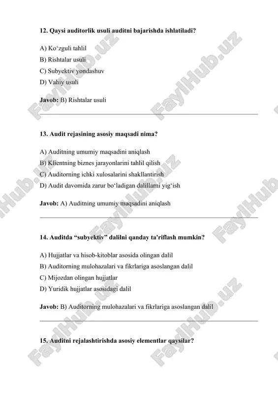 auditorlik dalillar test - Page 4