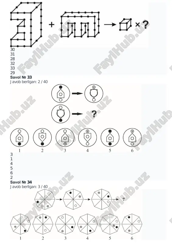 "test.argos.uz" platformasidagi savollar demo - Page 4