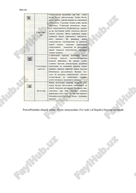 powerpoint dasturi va uning imkoniyatlari - Page 4