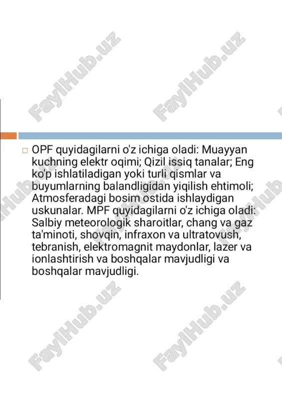 xavfli ishlab chiqarish omili (opf) - Page 4