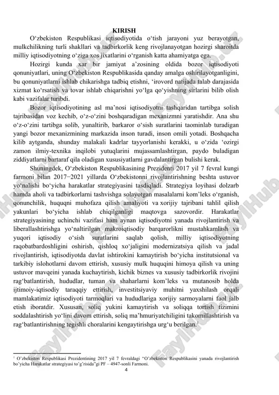 xususiyatga ega bo‘lgan, budjetga yo‘naltirilgan majburiy pul to‘lovlari tushuniladi. boshqa majburiy to‘lovlar – deganda soliq kodeksida belgilangan davlat maqsadli jamg’armalariga majburiy pul to‘lovlari, bojxona to‘lovlari, shuningdek vakolatli organlar hamda mansabdor shaxslar tomonidan yuridik ahamyatga molik harakatlarni to‘lovchilarga nisbatan amalga oshirish uchun, shu jumladan muayyan huquqlarni yoki litsenziyalar va boshqa ruxsat beruvchi hujjatlarni berish uchun to‘lanishi lozim bo‘lgan yig’imlar, davlat boji tushuniladi. soliq tizimi mohiyati jihatdan bir xil bo‘lgan markazlashgan pul fondiga, yani davlat budjeti va davlat maqsadli jamg’armalariga tushadigan soliqlar va boshqa majburiy to‘lovlarni yig’indisidir. shuningdek davlat soliq tizimi organlari ham respublika soliq tizimini ifodalaydi. qonun bilan belgilangan soliqlar va yig’imlarni tashkil etish usullari, elementlari va tamoyillari majmuiga soliqqa tortish tizimi deb ataladi. har qanday fan o‘zining predmetiga ega bo‘ladi. soliq tizimi asoslari fanining predmeti soliqqa tortishning nazariy va huquqiy asoslarini o‘rganishdir. bunda soliq tushunchasi, soliqlarning iqtisodiy mohiyati, o‘ziga xos belgilari, funksiyalari, asosiy elementlari, soliqlarning guruhlanishi, soliq siyosati, soliq kodeksining …