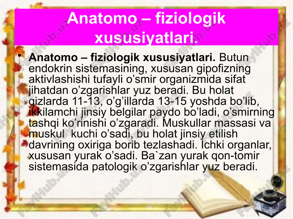 rim illatlarni bartaraf qilish imkoniyati mavjuddir. bu jarayon o’ta murukkab, ota-onadan, o’qituvchilardan, jamoat tashkilotlaridan, mahalla faollaridan katta kuch, sabr-toqat, uzoq mehnat va chuqur izlanishlar talab qiladi. tarbiyasi qiyin o’smirlar tipologiyasi tarbiyasi qiyin o’smirlar hatti-harakatini izchil va muntazam o’rganish, ular orasida axloq qoidalaridan chetga chiqish hollarining sabablari turlicha ekanini yaqqol isbotlamoqda. odatda tarbiyasi qiyin o’smirlar jinoiy va axloqiy qonunbuzarliklar guruhiga ajratib o’rganiladi. maxsus tadqiqotlar qonunbuzar o’smirlardagi salbiy hatti-harakatlarning vujudga kelishi sabablariga qarab, tarbiyasi qiyin o’smirlarning taxminiy tipologiyasini tuzish imkonini beradi. birinchi guruhga balog’atga yetmagan. andishasiz, qaysar o’smirlar kiradi. bunday o’smirlar shaxsiy qarashi, o’zgalarga baho berishi axloq ehtiyojlarini maktab, oila va jamoatchilik fikriga qarshi qo’yadilar. mustaqil ijodiy fikr yuritish, o’z-o’zini nazorat qilish, o’z-o’zini tanqid qilish singari shaxs sifatlarini shakllantirishga e’tibor berish zarur. yo’l qo’ygan kamchiliklarini dalillar asosida ko’rsatib berish, qayta tarbiyalashda muhim ahamiyat kasb etadi. tarbiyasi qiyin o’smirlarni guruhlarga ajratish maqsadida, individual suhbatlashish ularning savol varaqasini to’ldirishga o’rgatish. ularni uzluksiz ravishda kuzatib …