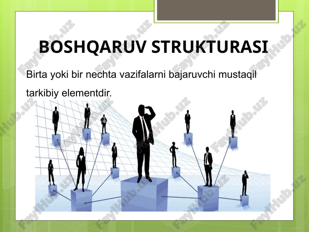 rish va ularni ma'lum sanaga qaytarish bo'yicha ko'rsatmalar mavjud. 34 ish tahlili haqida ma'lumot to'plash - intervyu intervyu odadiy savollar tuzilgan intervyular ijobiy va salbiy tomonlari intervyu bo'yicha ko'rsatmalar menejerlar har bir xodim bilan individual suhbatlar, bir xil ish joyiga ega bo'lgan xodimlar guruhlari bilan guruh suhbatlari va / yoki ishni biladigan bir yoki bir nechta rahbarlar bilan rahbar intervyu olishlari mumkin. intervyuning ba'zi odatiy savollariga quyidagilar kiradi: qaysi ish bajarilmoqda? ta'lim, tajriba, ko'nikma va sertifikatlashtirish va litsenziyalash talablari qanday? ishning jismoniy talablari qanday? hissiy va aqliy talablar? va boshqalar ko'pgina menejerlar izchillikni ta'minlash va ba'zi bir asosiy elementlarni e'tiborsiz qoldirmaslik uchun intervyuga rahbarlik qilish uchun tuzilgan formatdan foydalanadilar. suhbatning keng qo'llanilishi uning afzalliklarini aks ettiradi. bu ma'lumot to'plashning oddiy va tezkor usuli, shu jumladan yozma shaklda ko'rinmasligi mumkin bo'lgan ma'lumotlar. suhbatning asosiy ko'rsatmalariga quyidagilar kiradi: o'zaro munosabatlarni tezda o'rnating. tuzilgan qo'llanmadan foydalaning. ishchidan o'z vazifalarini muhimligi va paydo bo'lish …