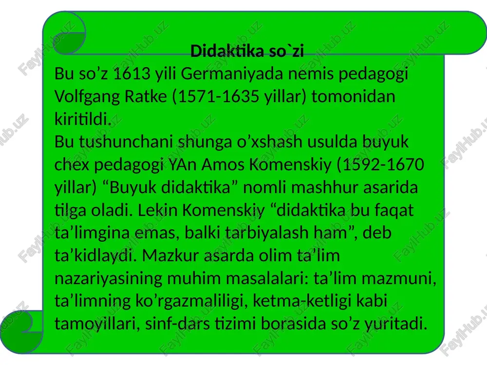 qlar avvalo o’qituvchiga bog’liq. o’qitish jarayonining ta’limiy - tarbiyaviy va rivojlantiruvchi funksiyalari. o’qituvchi o’quvchi - talabaning bilish faoliyatlarini tashkil qilish maqsadida o’quv ishlarni olib borar ekan, avvalo ta’lim jarayoni orqali uch vazifani, ya’ni bilim berish orqali uch maqsadni hal qilish lozimligini unutmasligi kerak. bu maqsadlar o’qituvchi va o’quvchilar faoliyatini birlashtiradi. ta’limiy maqsad - o’quv materialining mazmunini bilish, ya’ni ushbu fanga tegishli ilmiy bilimlarni o’zlashtirish va amaliyotga tadbiq qila olishdir. tarbiyaviy maqsad - fan asoslarini o’zlashtirish orqali uning mazmunida yotgan g’oyalar, dunyoqarashlar ta’sirida o’zining shaxsiy sifatlarini, imon - e’tiqodlarini shakllantirishdir. rivojantiruvchi maqsad - ta’lim jarayoni ta’sirida shaxsning aqliy kamolatini, bilish qobiliyatini, o’qishga, mehnatga bo’lgan munosabatini rivojlantirishdan iborat. bilim o’zlashtirilayotganda psixikaning namayon bo’lish shakllari psixik jarayon psixologik holatlar shaxsning xususiyatlari bilish jarayoni xissiy irodaviy individuallik sezgilar emotsiyalar yo’nalishlar idrok e’tiqodlilik temperament xotira bardamlik xarakter tafakkur tetiklik qobiliyatlar xayol apatiya iqtidor nutq qiziquvchanlik aqliy salohiyat diqqat hayratlanish xulq motivatsiyasi ishonchililik ish uslubi ijodiy …