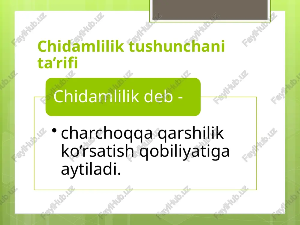 chidamlilikni tarbiyalash metodikasi - Page 4