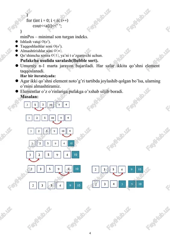 saralash algoritmlari - Page 4