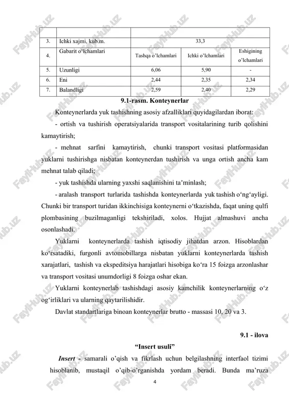 yuklarni yetkazib berish tizimini loyihalash - Page 4