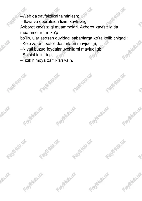 axborot xavfsizligi va himoyalash - Page 4