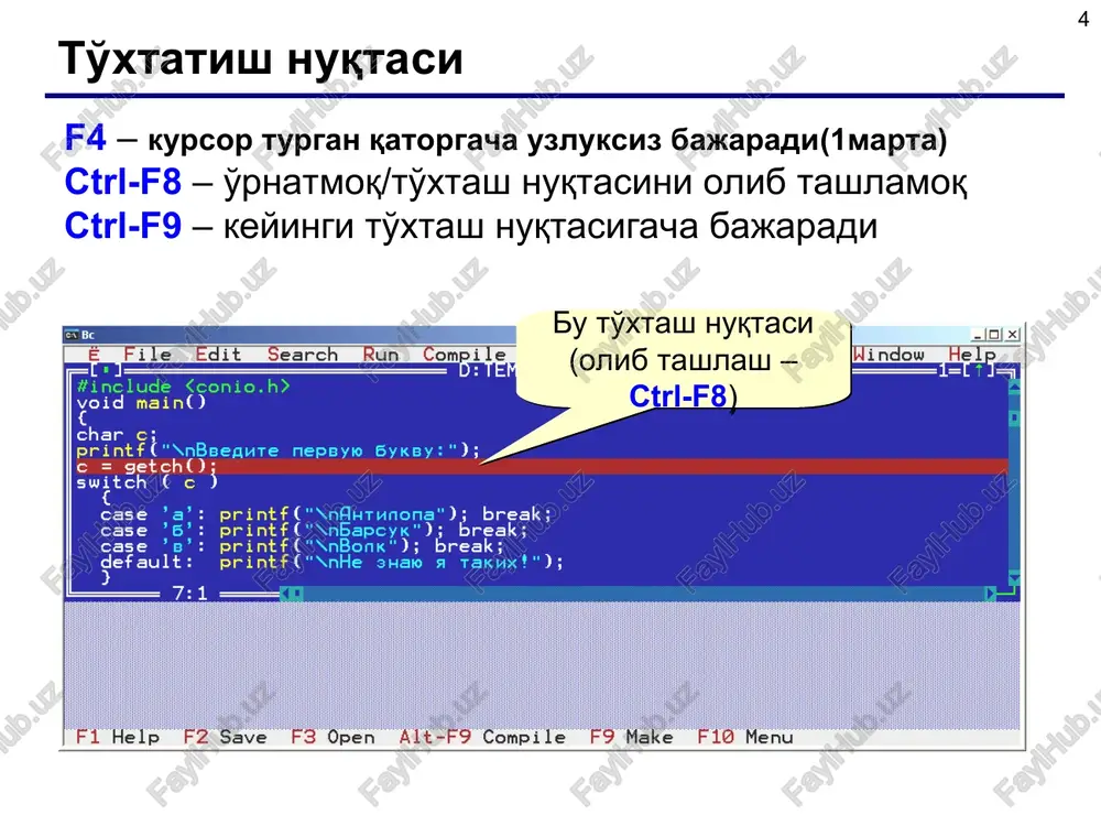 c/c++ tilida dasturlash muhitlari - Page 4