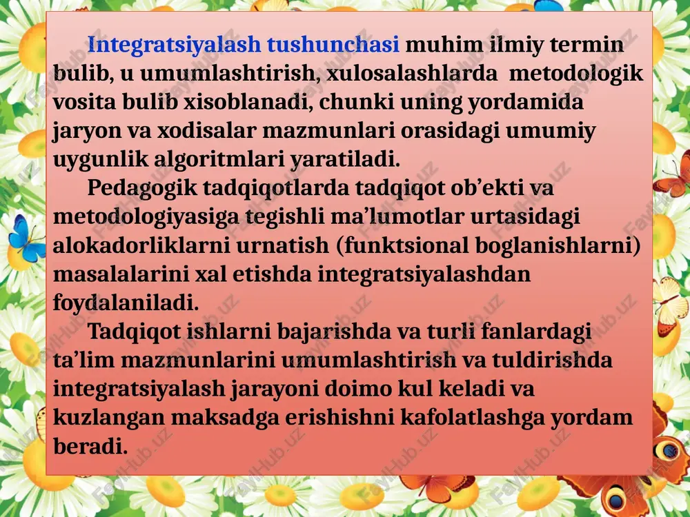 qlol va taraqqiyot yo’lini bosib o’ta oladi. demak, ularni har tomonlama barkamol va sog’lom qilib tarbiyalash mamlakatimiz pedagoglari, jamiyat oldida turgan eng dolzarb masalalardandir. barkamol avlod deyilganda, ongi yuksak, mustaqil fikrlay oladigan, xulq-atvori bilan o’zgalarga ibrat bo’ladigan, bilimli, ma'rifatli, keng dunyoqarashli insonlar tushuniladi. boshlang’ich ta'lim o’zidan keyingi butun ta'lim-tarbiya muvaffaqiyatlarining poydevori hisoblanadi. shuning uchun ham hurmatli birinchi prezidentimiz i.a.karimov ta'kidlaganidek: «...bolaning dunyoqarashi, didi, salohiyati shakllanadigan boshlang’ich sinflarga eng etuk, eng tajribali murabbiylar biriktirilib qo’yilishini oddiy mantiqning o’zi talab etadi. zamonaviy boshlang’ich ta'limning o’zi nimadan iborat bo’lishi kerak. bola 1-4 sinflarda kanday bilimlarga ega bo’lishi lozim? ularning tarbiyasi qanday bo’lishi kerak? shu masalalarga javob topishimiz zarur. yana bir muhim savol. norasida bolaning miyasi, ongi nimani o’ziga singdira oladi, nimani qabul qilmaydi?. kim bu masalani ilmiy jihatdan tadqiq qilgan? bolalarimizga qachondan boshlab, qanday qilib, qanday usulda va uslubda milliy qadriyatlarimiz, urf-odatlarimizni o’rgatishimiz, chuqur anglatishimiz kerak?». muhtaram birinchi prezidentimiz ana shunday savollar asosida …