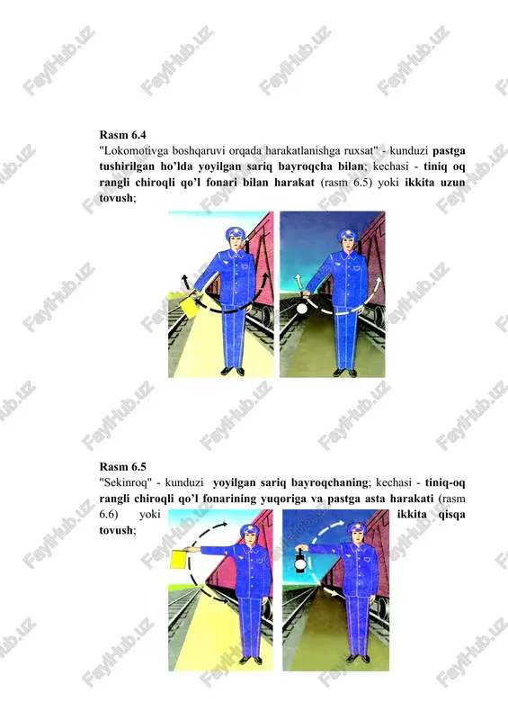 manyovr ishlarida qo‘llaniladigan signallarning vazifalari - Page 4