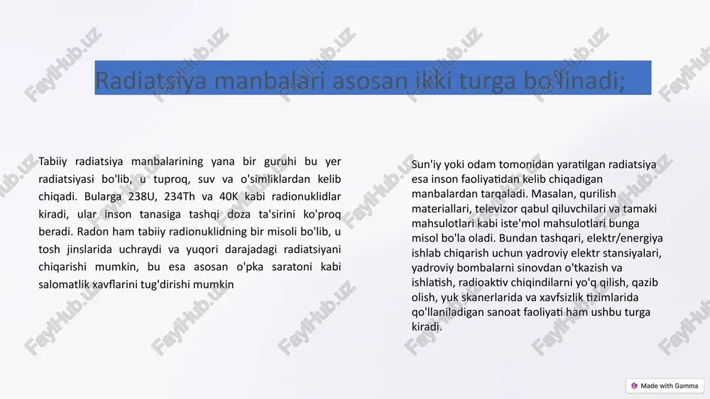 radiatsiya dozasi va ularning boshqarish usullari - Page 4