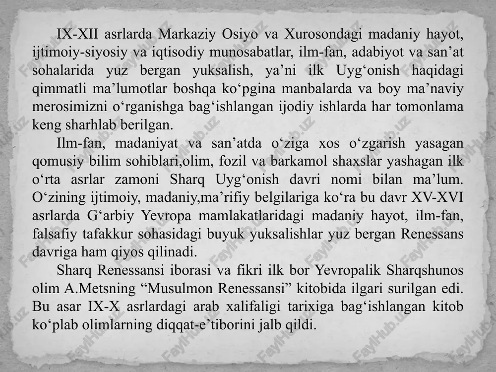adi. uning vorisi ali ibn ma’muning taklifi bilan 1004-1005 yillarda abu nasr ibn iroq, abu rayhon beruniy, abu ali ibn sino, abu sahl masihiy, al-ho‘jandiy, kimyogar olim abdu malik as-solibiy kabi o‘z davrining o‘nlab buyuk olimlari gurganj shahriga to‘planadilar. shu tariqa 1004 yildan boshlab gurganjda «dor-ul-hikma va maorif» (ba’zi manbalarda «majlisi ulamo») nomini olgan ilmiy muassasa to‘la shakllandi. xorazm ma’mun akademiyasi jahon ilmiy tafakkuri, madaniy va ma’naviy taraqqiyotining benazir hodisasi sifatida tarixda chuqur iz qoldirgan. dunyo sivilizatsiyasi tarixida bunday an’analar qadimiy ildizlarga egadir. aflotun akademiyasi “bog‘ suhbatlari” - olimlarning turli mavzular bo‘yicha bahs-munozaralari shaklida amal qilgan bo‘lsa, keyingi davrlardagi ilmiy markazlar olimlarning doimiy ish olib boruvchi uyushmalariga aylangan. aynan mazkur akademiyalarda ilm-fan va ta’lim sohalari uyg‘unligi namoyon bo‘ldi. ushbu tarixiy an’analar islom davrida yangi sifat darajasiga etdi. bag‘dodda ma’mun ibn xorun ar-rashid davrida tashkil topgan «bayt ul-hikma» sharqning eng buyuk allomalarini shu jumladan, o‘rta osiyolik olimlarni o‘z atrofiga to‘plagan edi. …