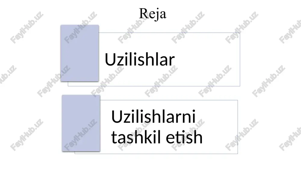 address , result signs , masks and _ _ _ hk information . management this delay cause service do special again performance - to the program transmitted . he interrupted again performance for all actions does _ uzilishlar operatsiyasi ehm apparati tomonidan tashkil etiladi va quyidagi harakatlarni bajarishga yig’ilgan: joriy dastur bajarilishi to’xtatiladi. uzilish, qoida bo’yicha, dasturning joriy buyrug’i tugagandan keyin amalga oshiriladi. keyingi buyruqni bajarish boshlanmaydi, yani u bloklanadi. protsessor holati haqidagi ma’lumotlar saqlanadi – keying buyruq adresi, natija belgilari, niqoblar (maskalar) va h.k. ma’lumotlar. boshqaruv ushbu uzilish sababiga xizmat qiladigan maxsus qayta ishlash – dasturiga uzatiladi. u uzilishni qayta ishlash uchun barcha harakatlarni bajaradi. interruptions again performance of the program usual structure following sections own into takes : delay signal on being performed application stop ; suspended application used uir and processor current condition about storage of data (rp register ) in tx ; interruptions mos application through …