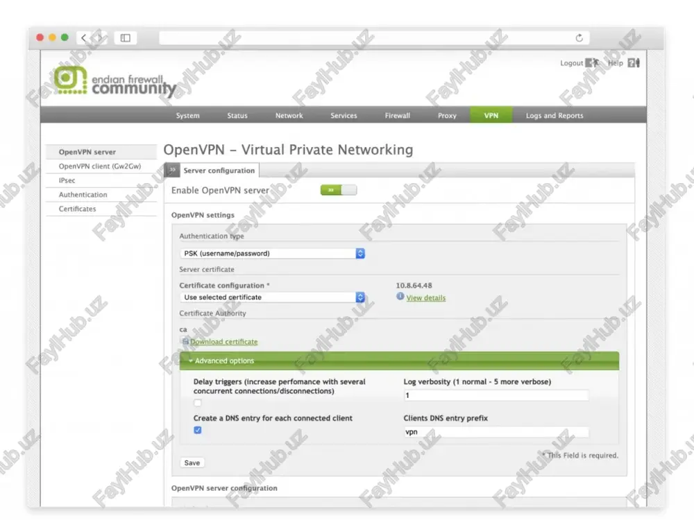 himoyalangan virtual ta'minot (virtual private network, vpn) - Page 4